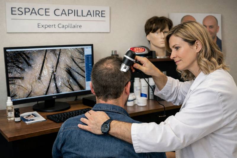 Diagnostic capillaire pour homme à Sorgues dans le Vaucluse