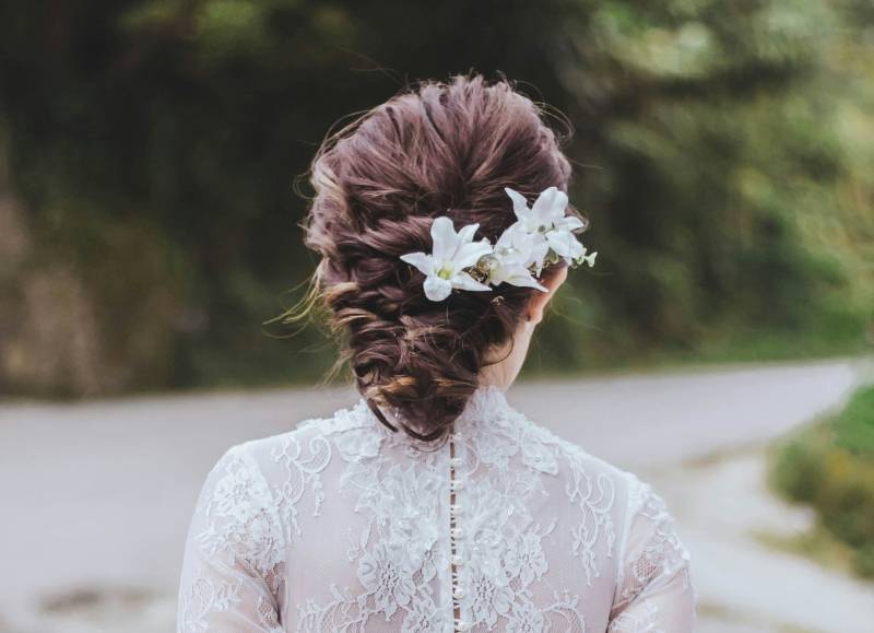 Postiche pour chignon de mariage à Avignon