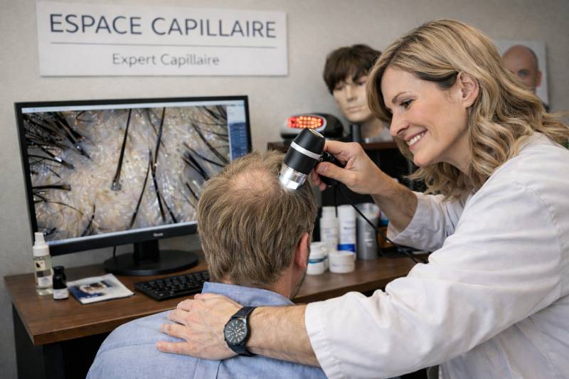 Bilan des cheveux pour homme vers Avignon