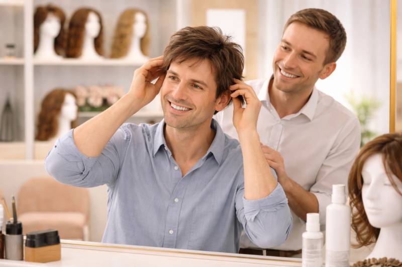 Remboursement d'une perruque médicale pour homme